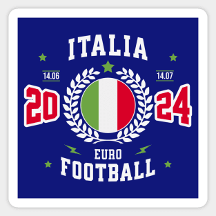 Italia Football Supporter 2024 Sticker